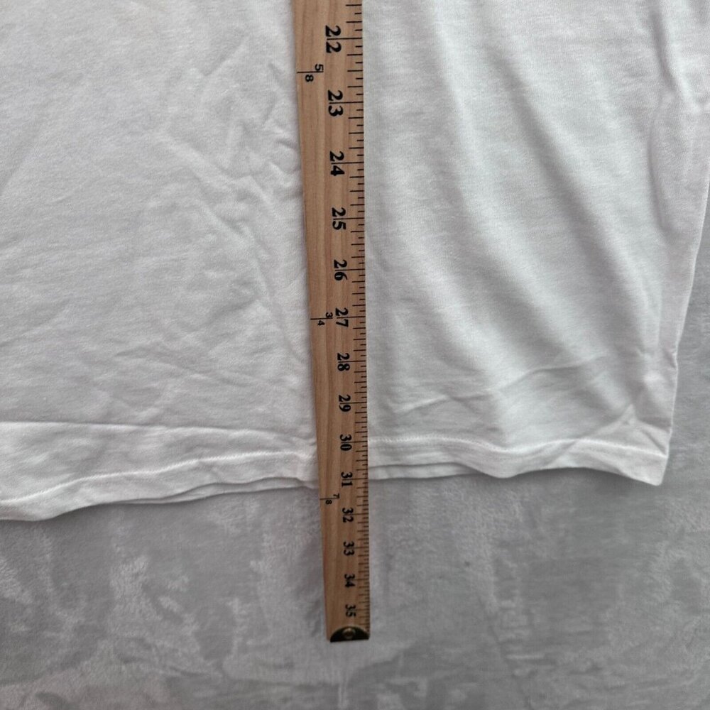 Vintage Lee T Shirt Mens XL White 610 WIOD News Talk Raido Promo 90s Retro - Picture 5 of 7